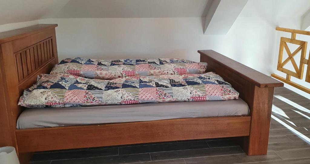 Postel nebo postele na pokoji v ubytování Vila DORA
