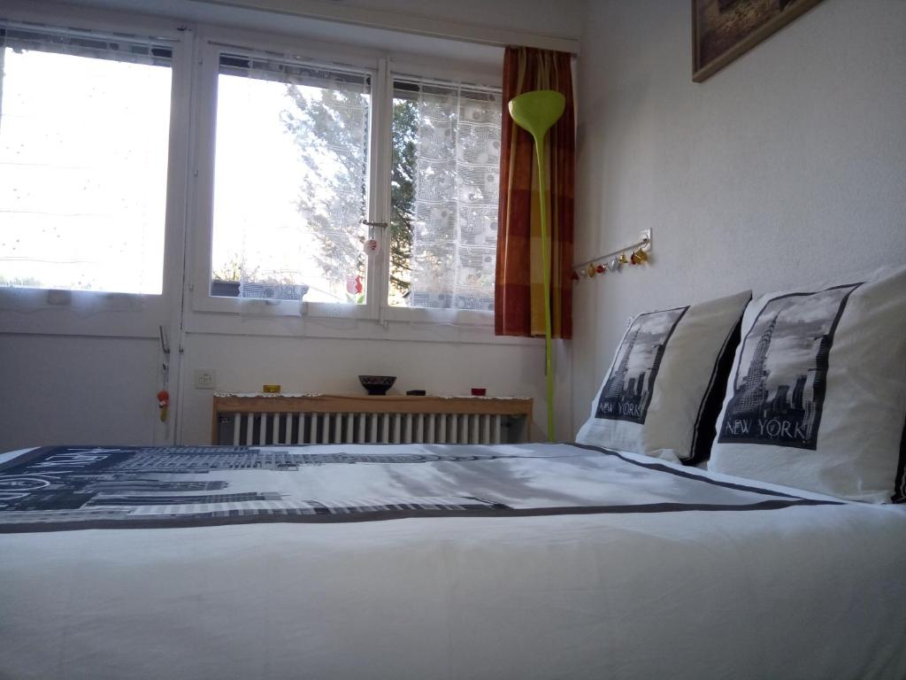 Postel nebo postele na pokoji v ubytování Le Yanis