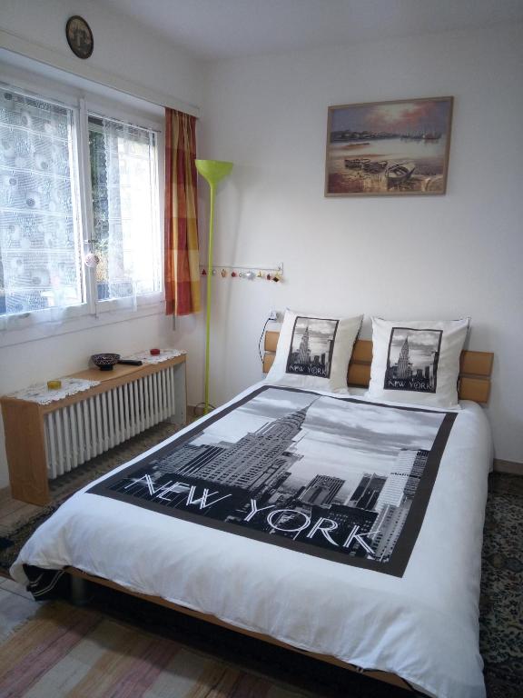 Postel nebo postele na pokoji v ubytování Le Yanis