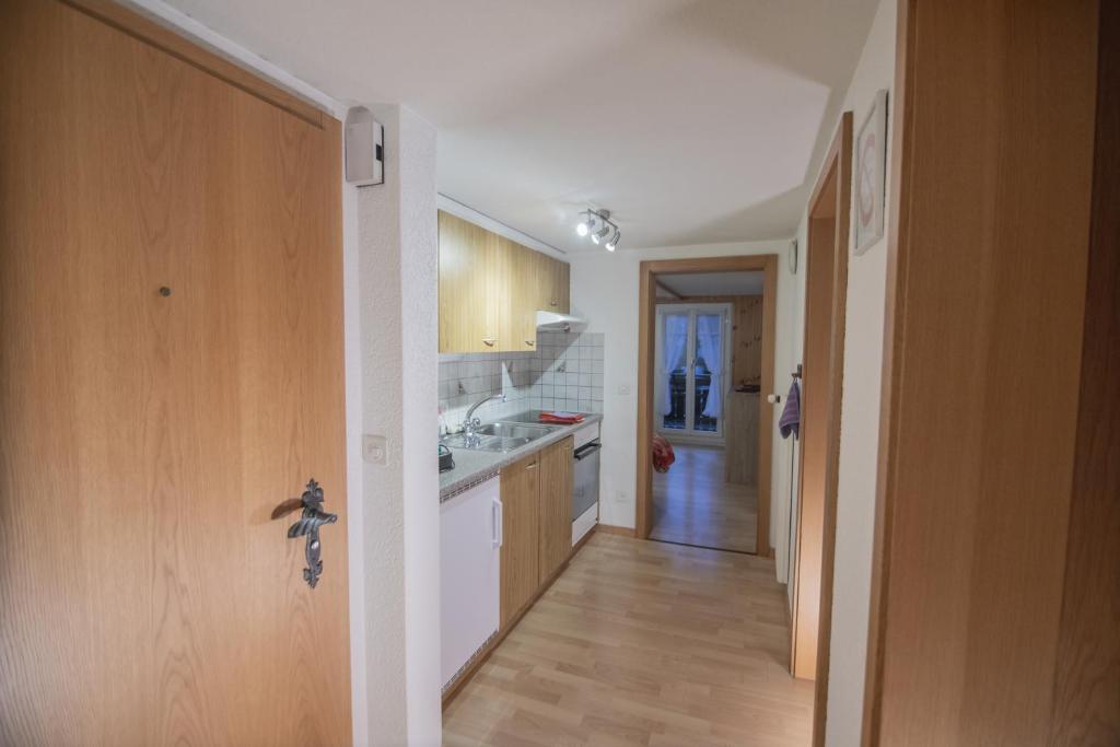 Kuchyň nebo kuchyňský kout v ubytování Chalet Alpenruh