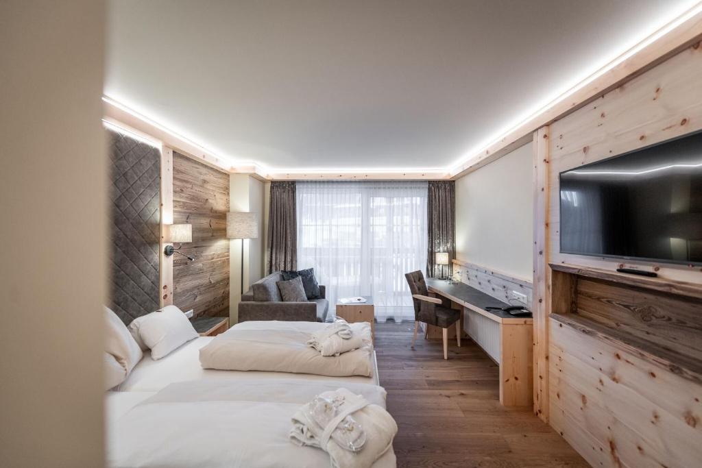 TV a/nebo společenská místnost v ubytování Hotel Kornock