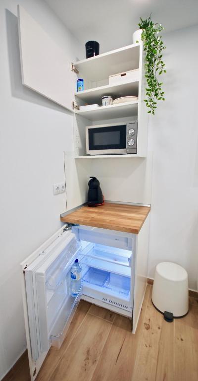 Kuchyň nebo kuchyňský kout v ubytování Be&Ba Chinijo