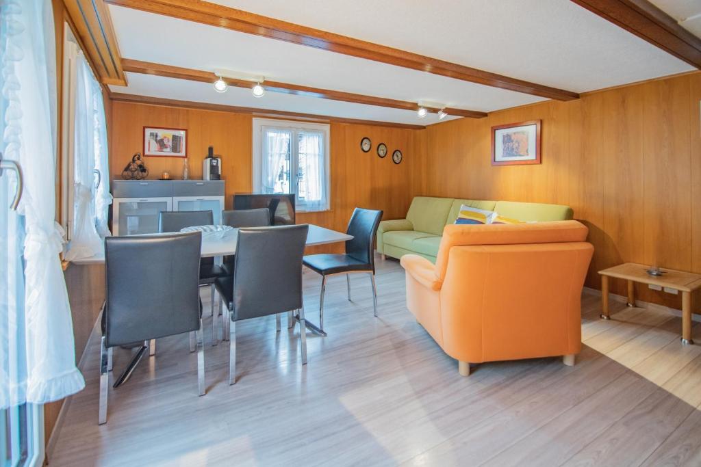 Posezení v ubytování Chalet Alpenruh