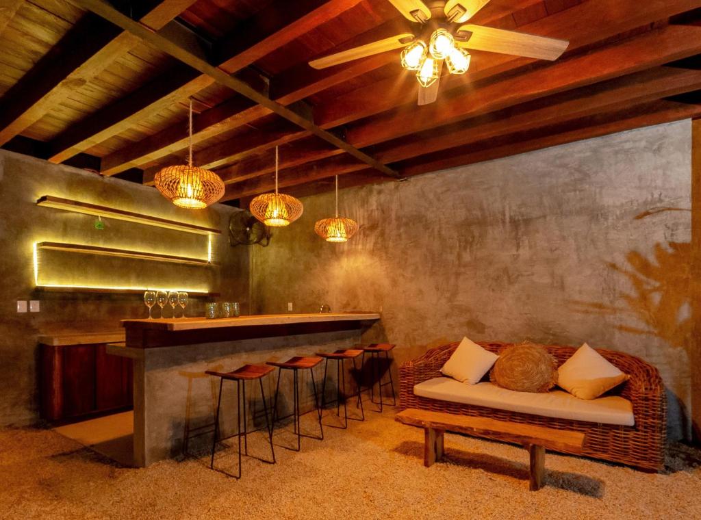 Un lugar para sentarse en Mimosa Tulum
