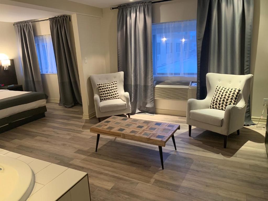 Posezení v ubytování Hotel Newstar Montréal