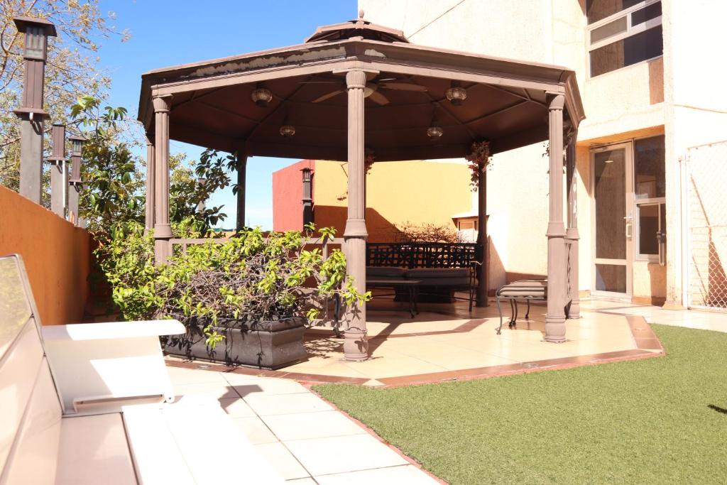 Patio nebo venkovní prostory v ubytování Hotel Santa Irene Guadalajara