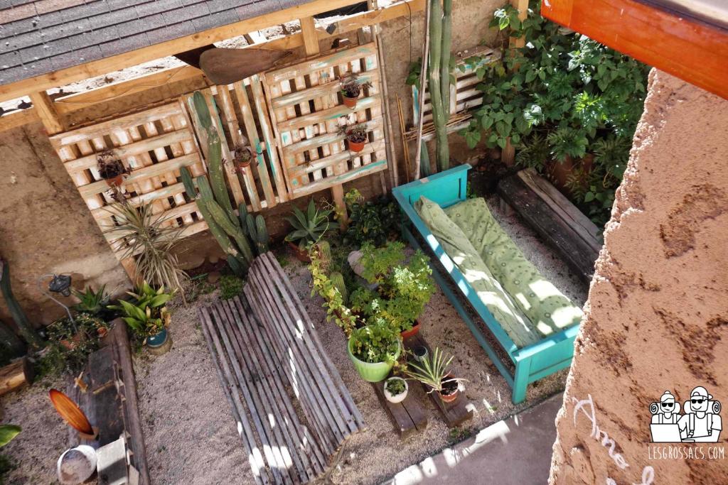 Zahrada ubytování Hostal Valle Mistral