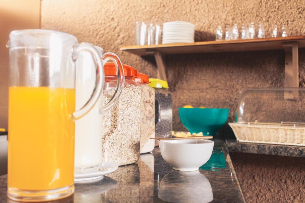 Kuchyň nebo kuchyňský kout v ubytování Hostal Valle Mistral