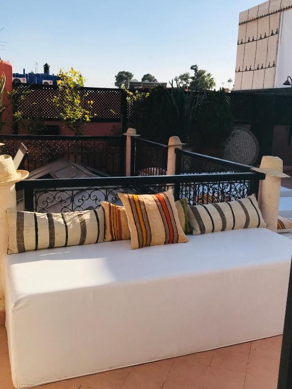 Parveke tai terassi majoituspaikassa riad mimoune