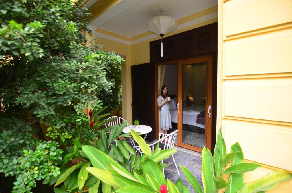 Zahrada ubytování Hoian Central Hotel