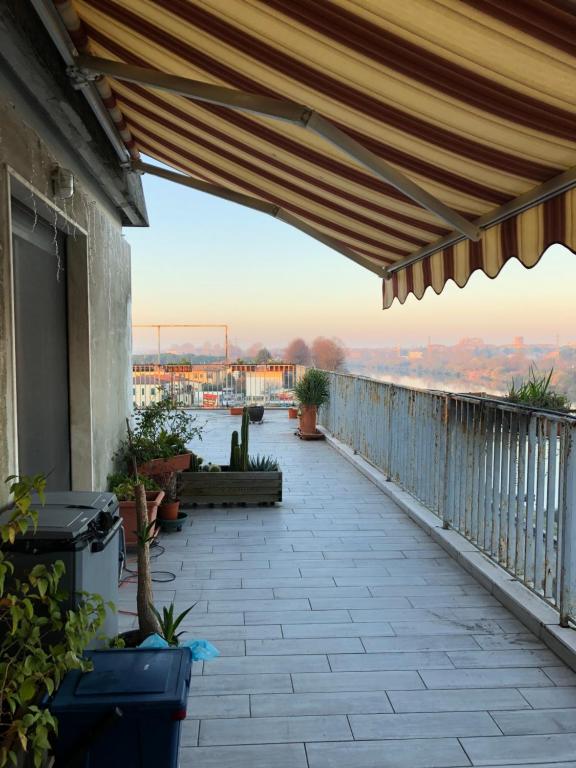 A balcony or terrace at A colazione da Tiffany