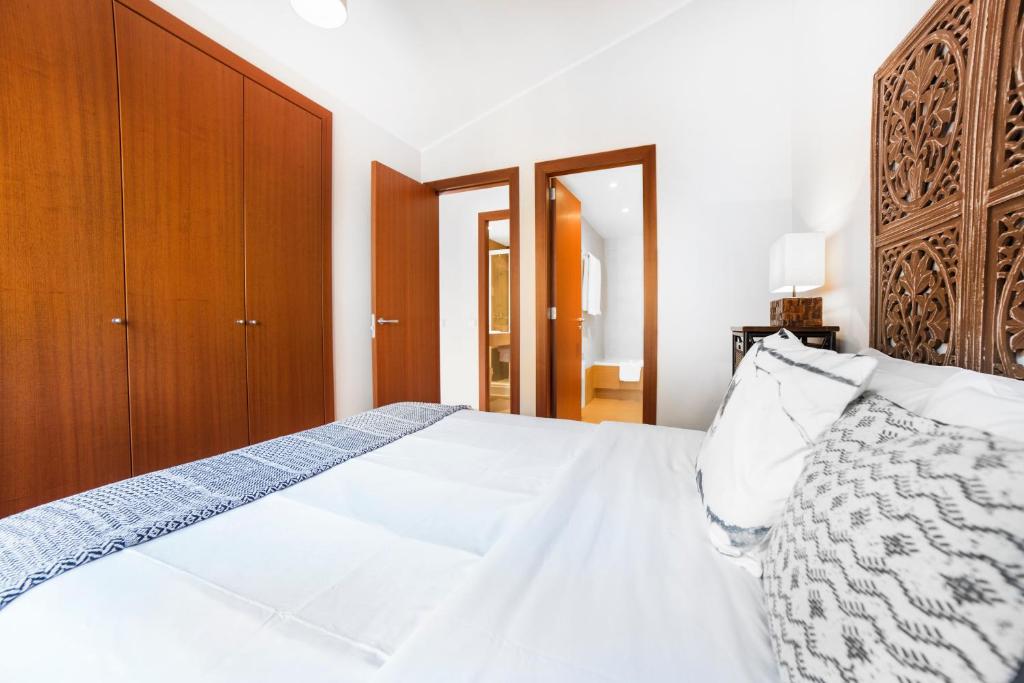 Postel nebo postele na pokoji v ubytování Apartaments El Floc