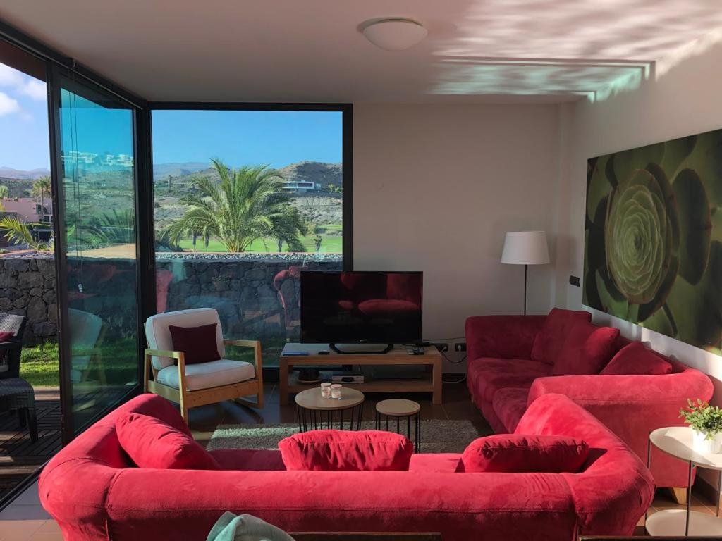 Posezení v ubytování Salobre Golf Villa 3 Premium