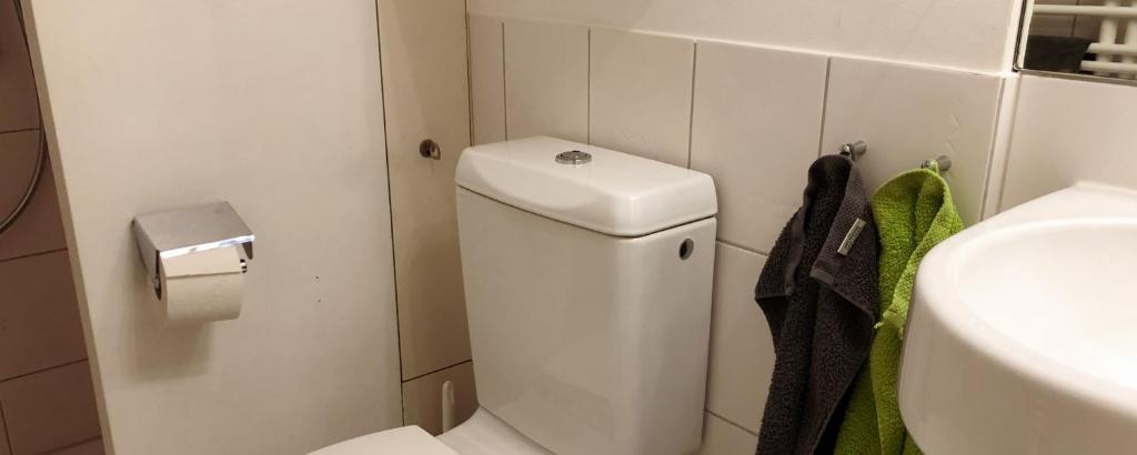 Koupelna v ubytování B&B Tomsi