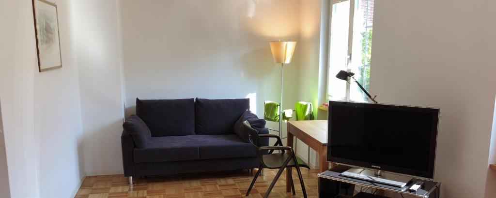 TV a/nebo společenská místnost v ubytování B&B Tomsi