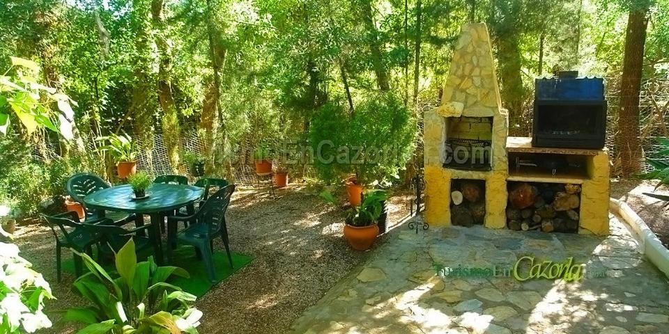 Vonkajšia záhrada v ubytovaní CASA DE LA LUNA