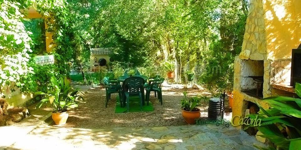 Vonkajšia záhrada v ubytovaní CASA DE LA LUNA