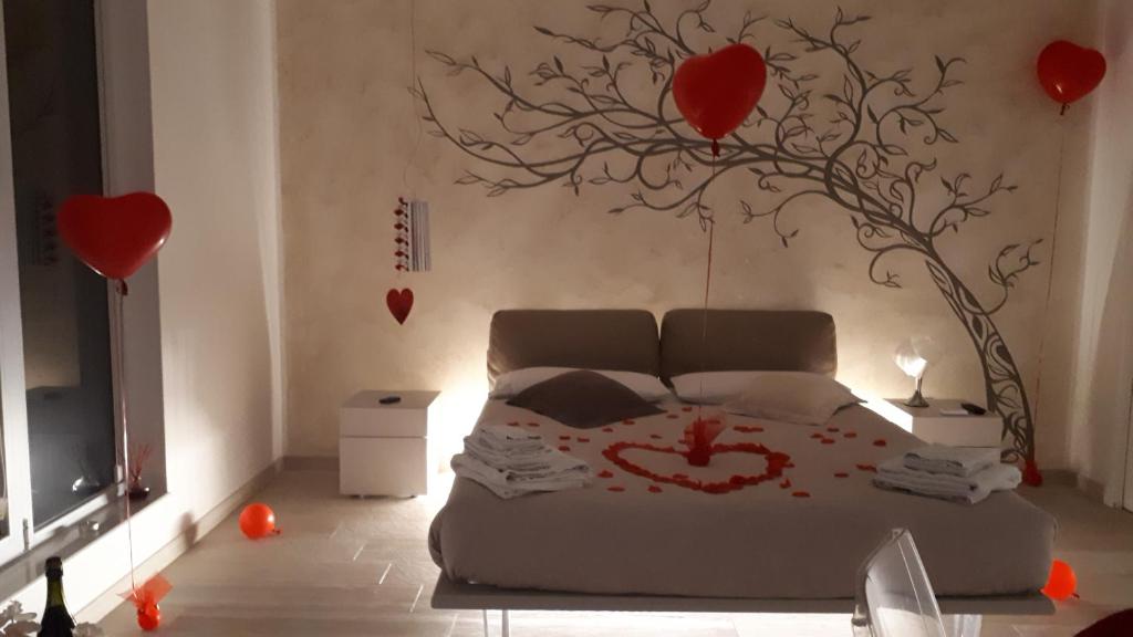 Letto o letti in una camera di OLYMPUS PARK amnesia