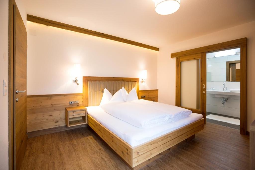Postel nebo postele na pokoji v ubytování Appartement Freiblick