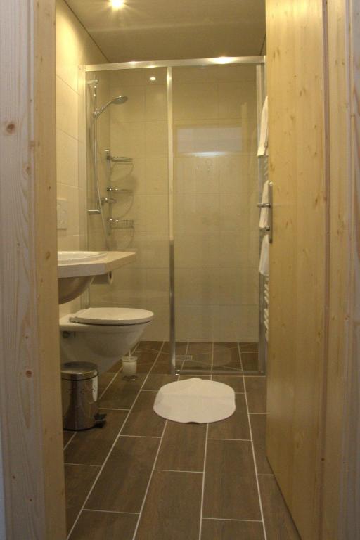 Koupelna v ubytování Gästehaus Pürstl-Kocher