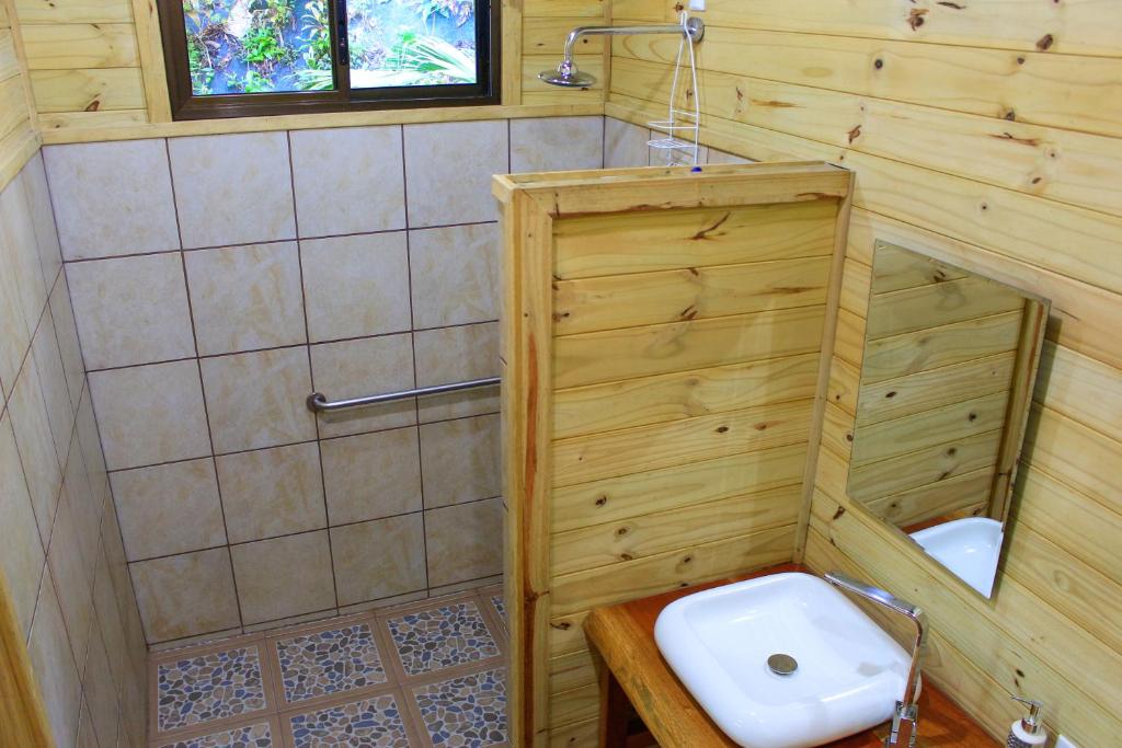 Koupelna v ubytování Forest Lodge