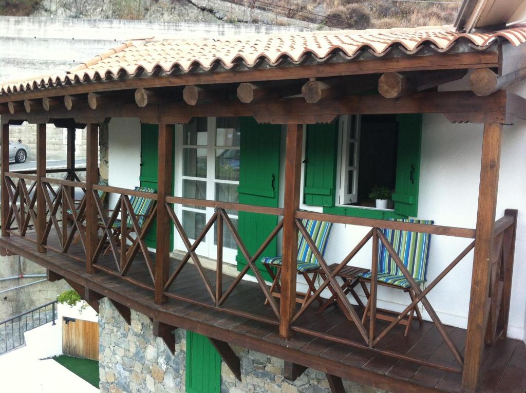Balkón nebo terasa v ubytování Maison Elena