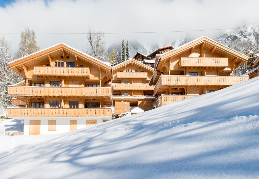 Panoramapark Soleil Chalet B v zimě