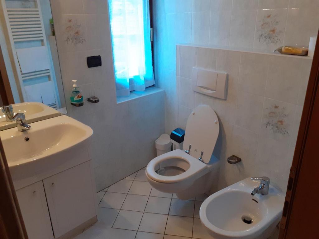 Koupelna v ubytování Appartamenti Rumo