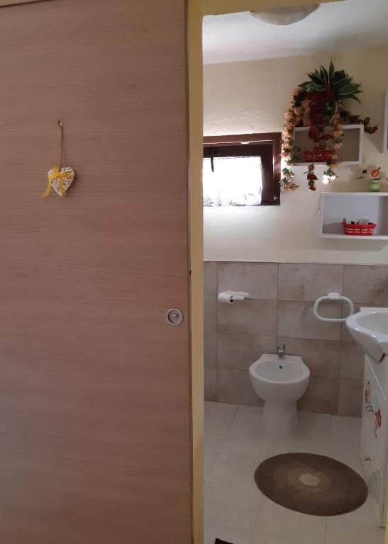 Kúpeľňa v ubytovaní vacanze in sardegna