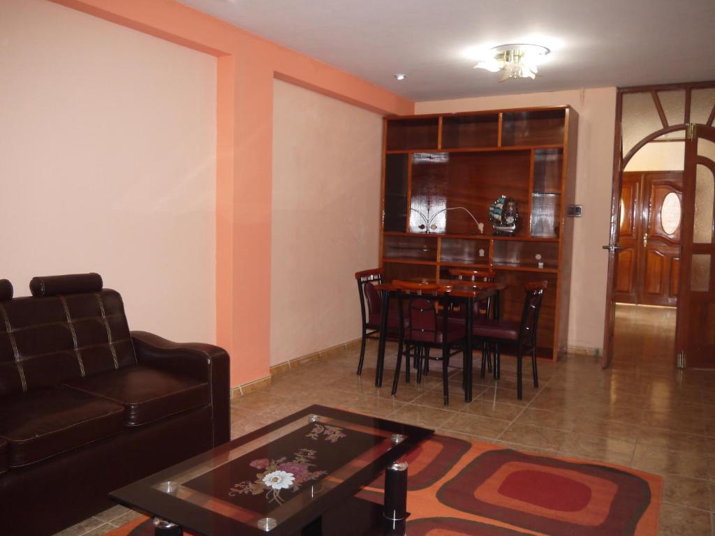 Posezení v ubytování Hotel Suite Juliaca