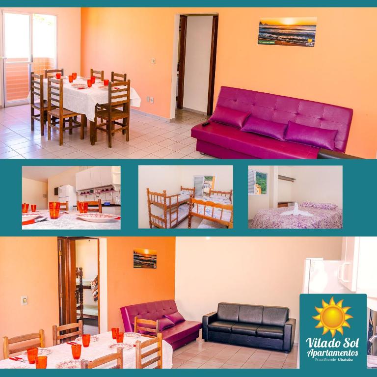  Apartamento Praia Grande Ubatuba 2 vagas garagem Internet WiFi