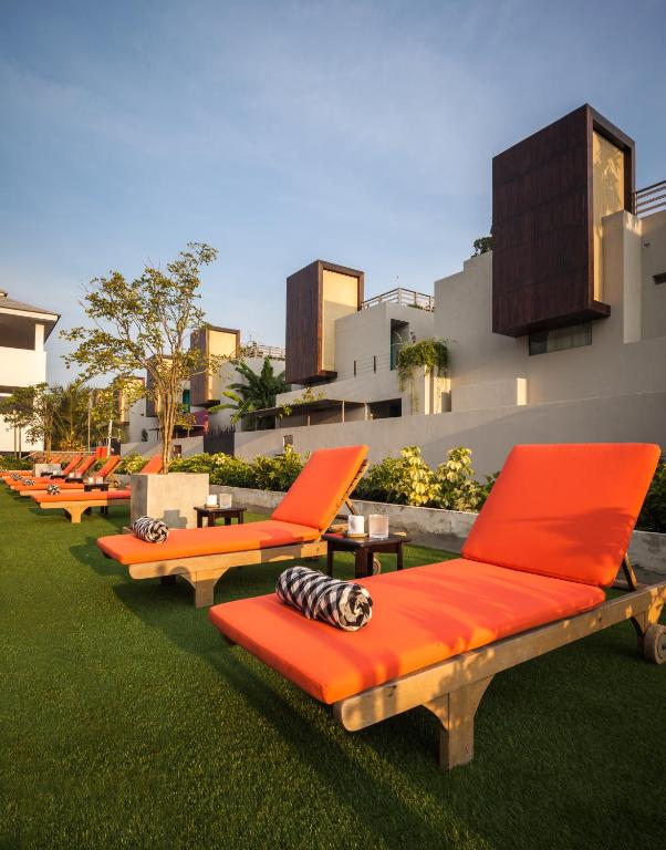 Zahrada ubytování Loligo Resort Hua Hin