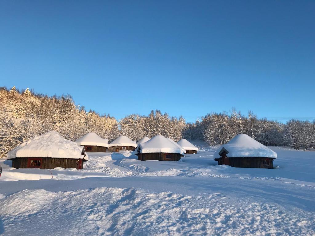 Vestvatn - Arctic Cabins v zimě