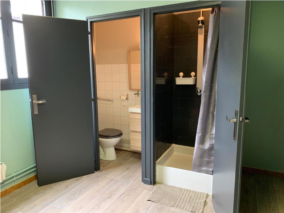 Koupelna v ubytování Hotel Caplandes