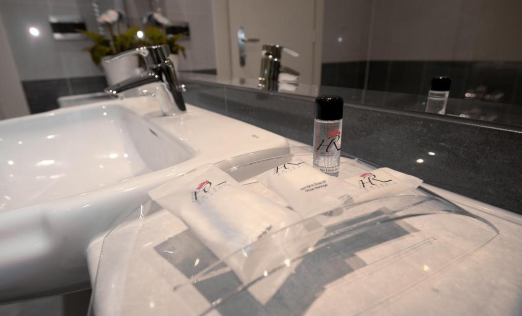 Postel nebo postele na pokoji v ubytování Hotel Rivarolo