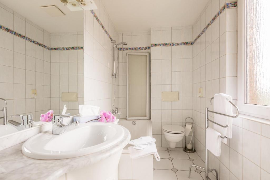 Koupelna v ubytování Hotel Buschhausen
