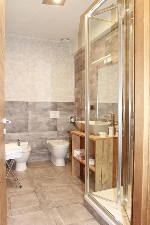 Koupelna v ubytování B&B Corte Rossa