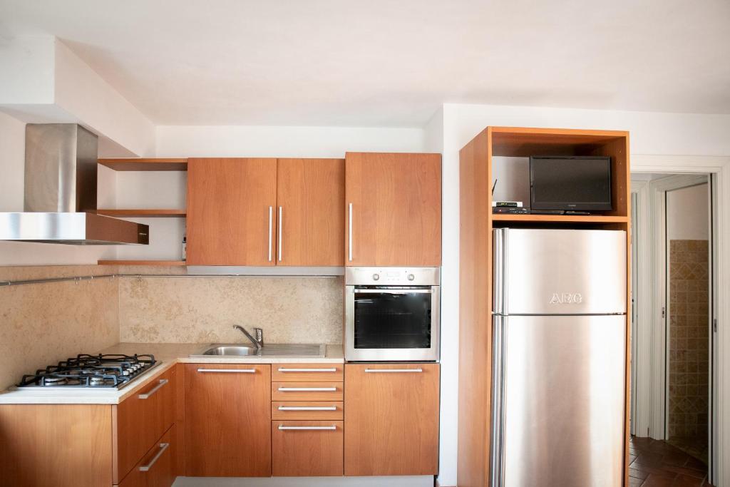 Kuchyň nebo kuchyňský kout v ubytování IseoLakeRental - La Stallina - Monte Isola