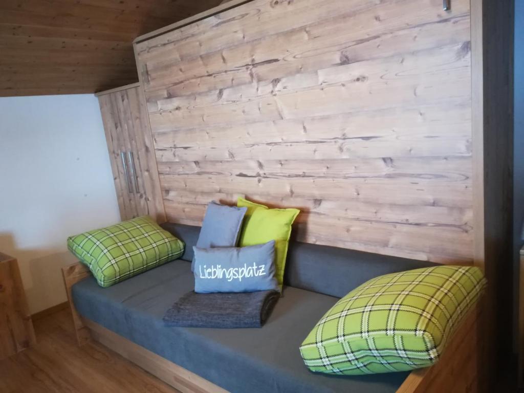 Postel nebo postele na pokoji v ubytování Hacklstoana