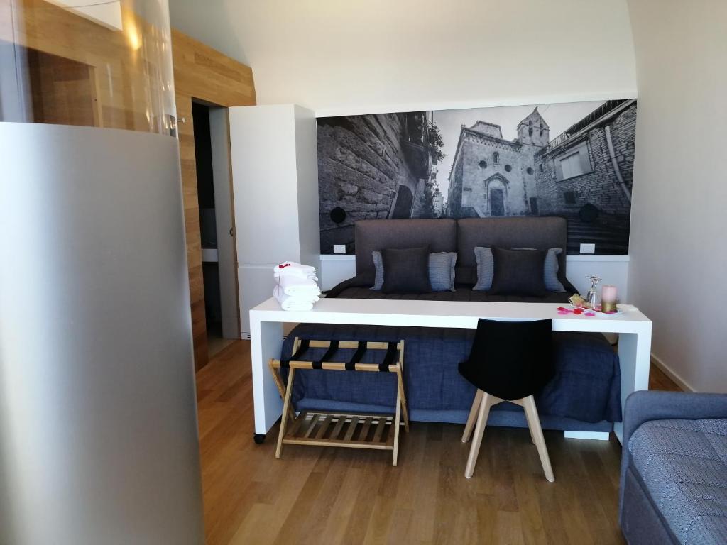A seating area at B&B VISTAZZURRA - Casa Saldarelli
