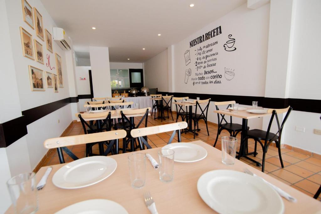 Restaurace v ubytování Hotel Maranata Valledupar