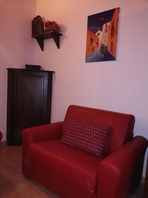 Posezení v ubytování Antica Dimora del Drengot