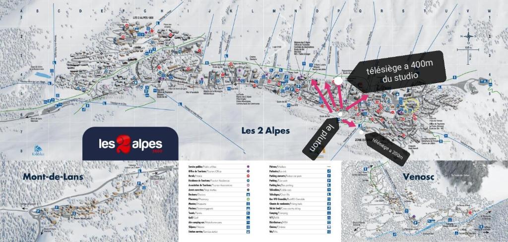 Fotografie z fotogalerie ubytování Pluton B63 v destinaci Les Deux Alpes