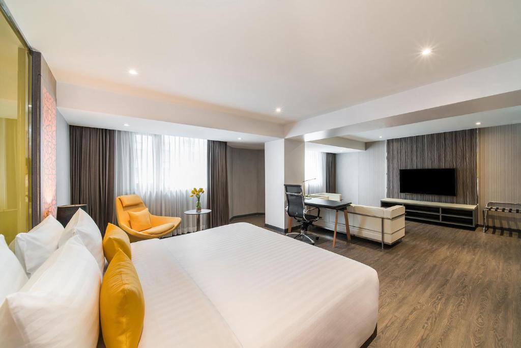 TV a/nebo společenská místnost v ubytování Hotel JAL City Bangkok