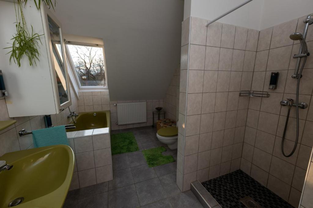 Koupelna v ubytování Villa Tabody