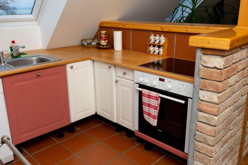 Kuchyň nebo kuchyňský kout v ubytování Villa Tabody