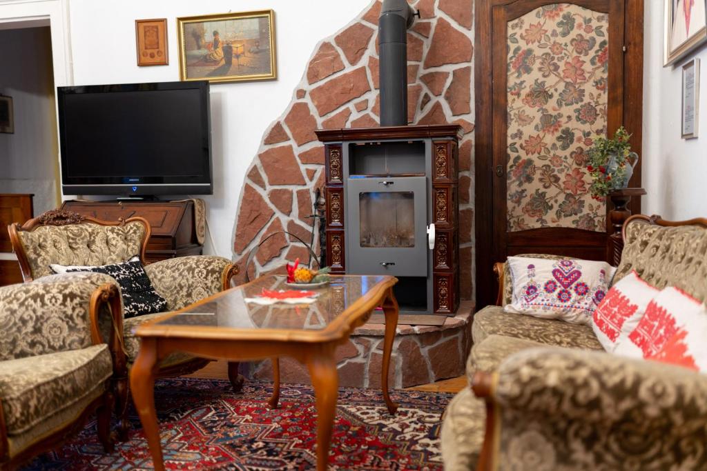 Posezení v ubytování Villa Tabody