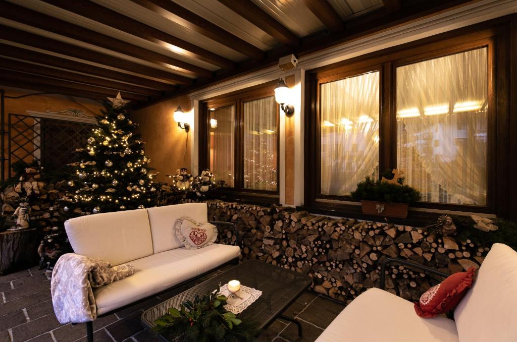 Posezení v ubytování Albergo Conca Verde