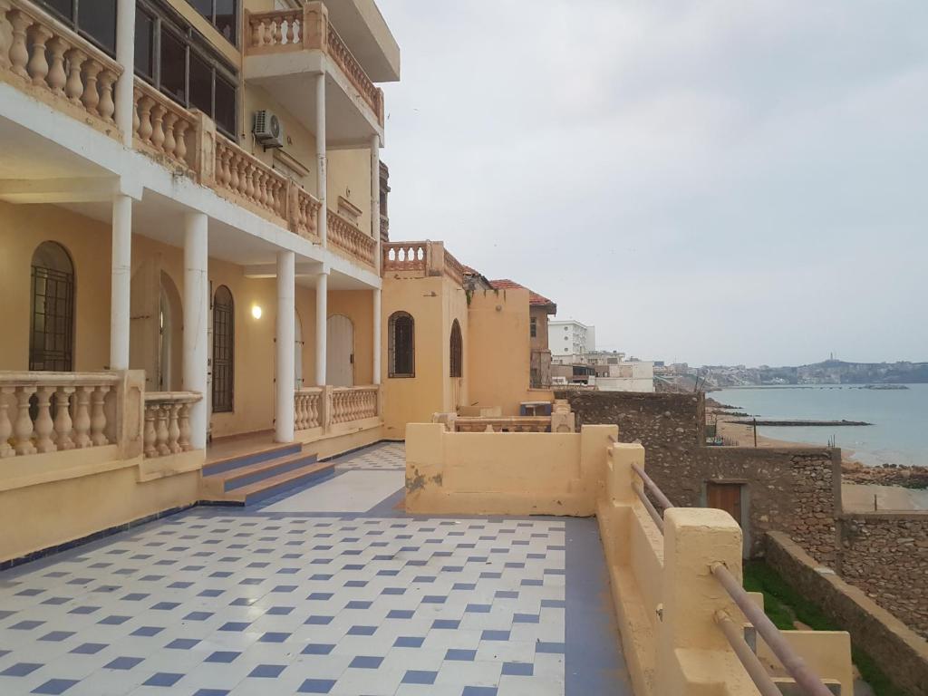 a view from the balcony of a building at Residence Yasamine Ain El Turck in 'Aïn el Turk