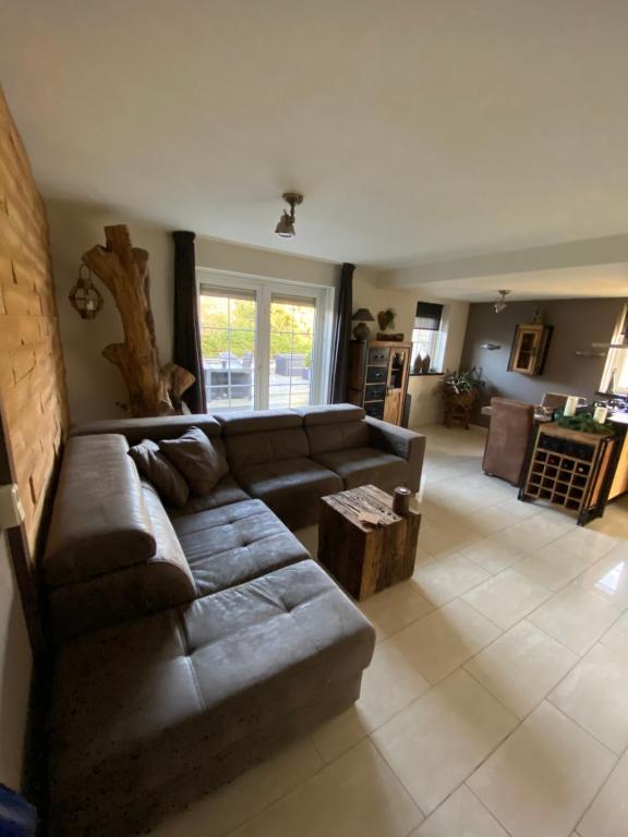 Posezení v ubytování Beach bungalow Hellevoetsluis